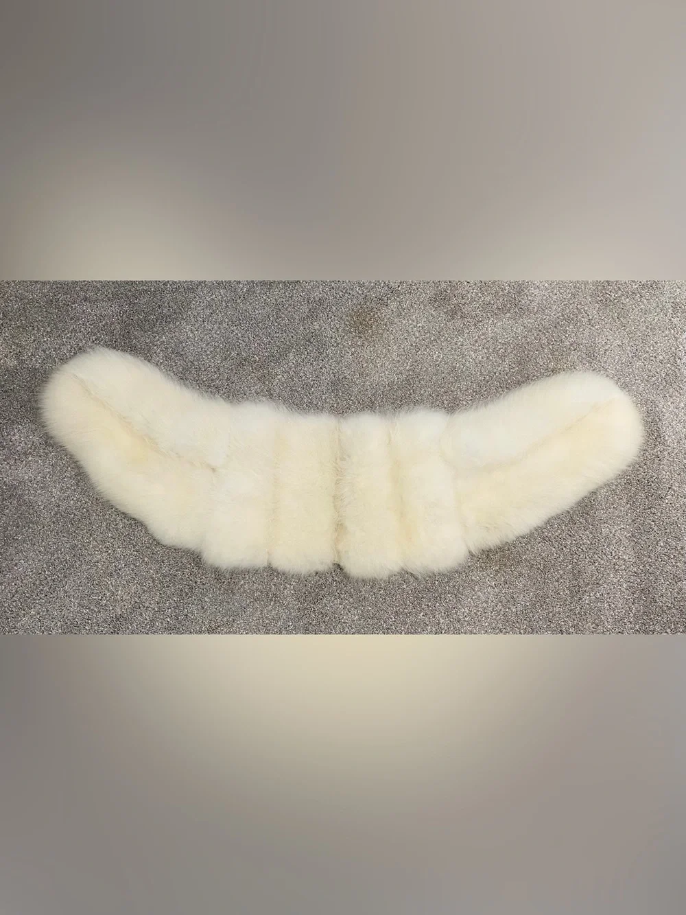 Real Fur - Vintage White Stole/Wrap